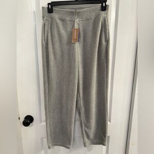 Patagonia Shearling Fleece Crops Salt Grey Medium NEW WITH TAGS